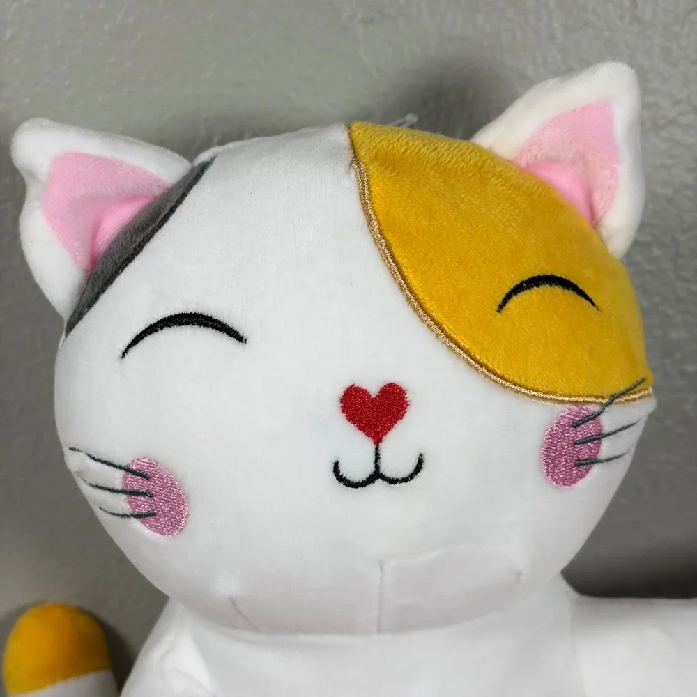 Burton + Burton Calico Cat Plush White Heart‎ Valentine Stuffed Animal 9749523